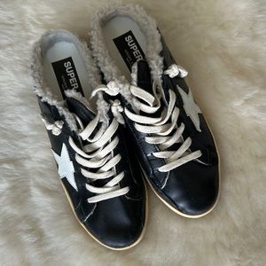 Golden Goose Shearling Sabot